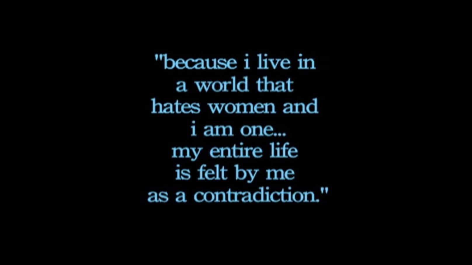 the post-feminist dissonance project