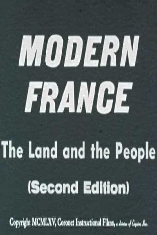 Modern France: The Land and the People (Second Edition)